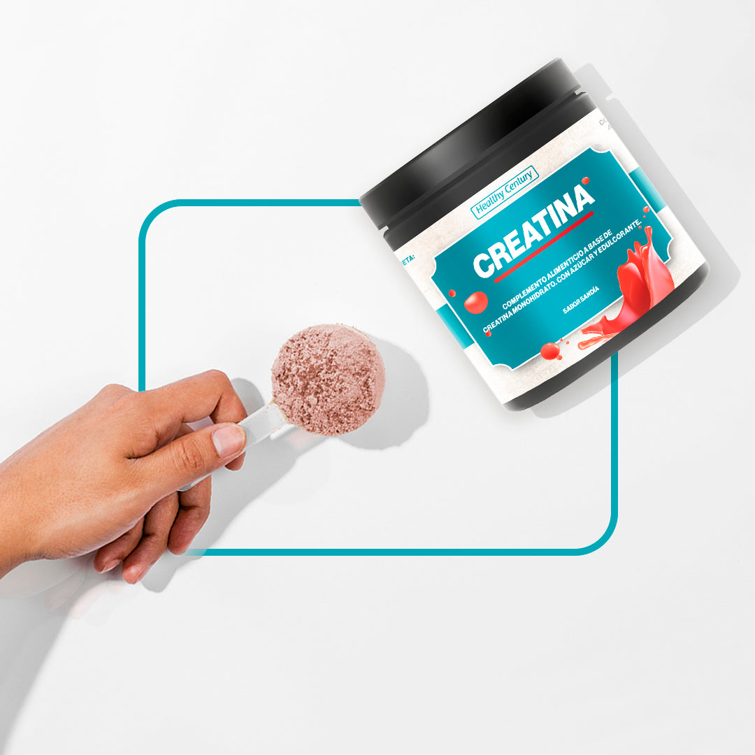 Creatina Monohidrato 100% Ultra Pura | Sabor Sandía | 300g (26 dosis)