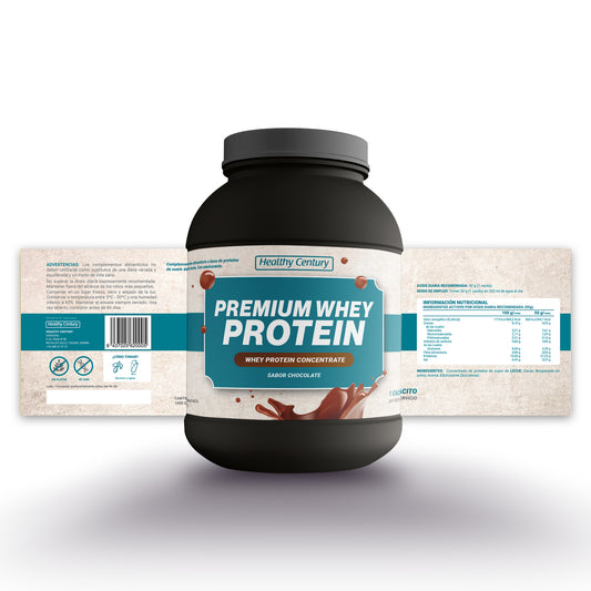 Ultra Whey Protein Chocolate | Proteína de Suero + Colágeno + Magnesio + Glutamina | 1 Kg (20 servicios)
