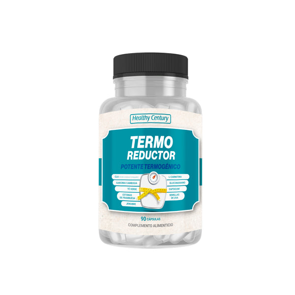 Termo Reductor | CLA + L-Carnitina + Garcinia Cambogia + Glucomanano + Té Verde | 90 Cápsulas