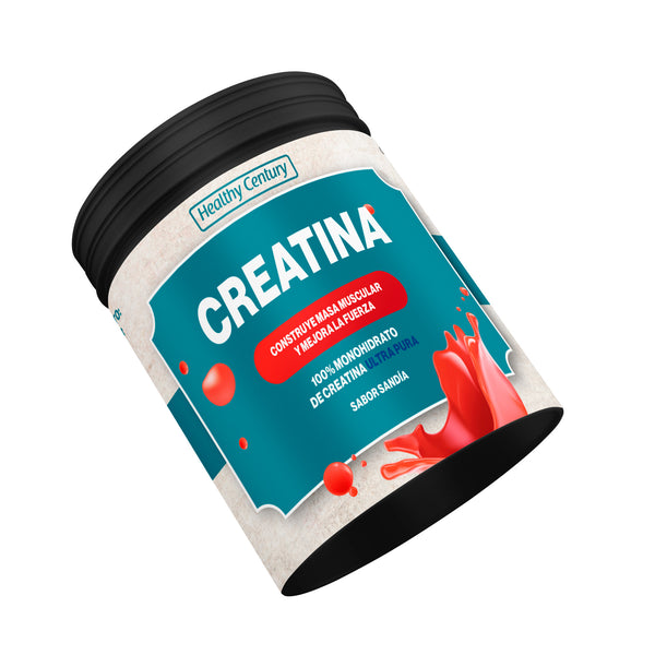 Creatina Monohidrato 100% Ultra Pura | Sabor Sandía | 300g (26 dosis)