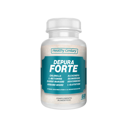 Depura Forte | Chlorella + Cardo Mariano + Alcachofa + Glutatión | 60 Cápsulas