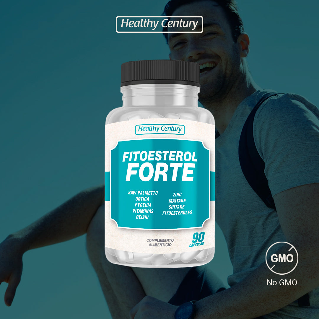 Fitoesterol Forte | Complejo Natural para Próstata con Saw Palmetto y Zinc | 90 Cápsulas