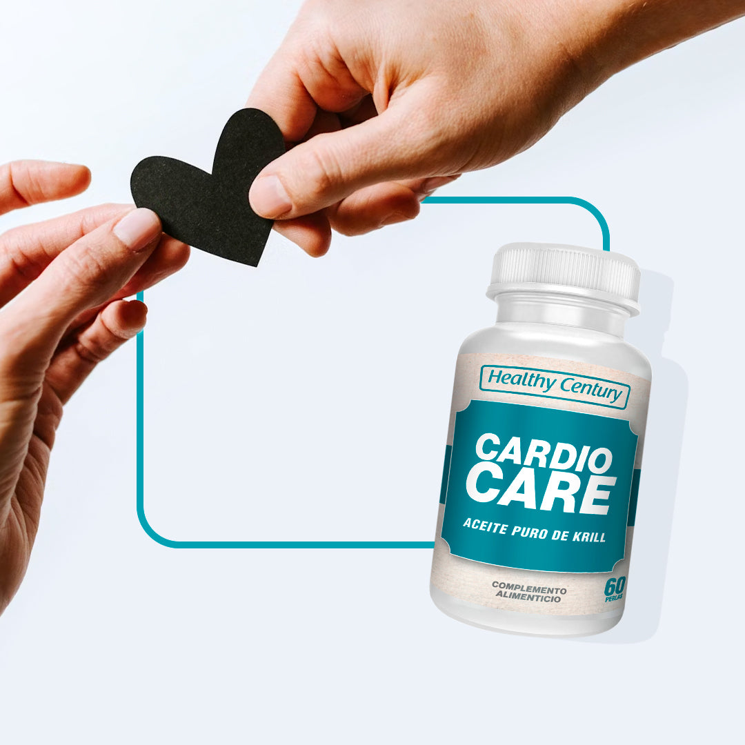 Cardio Care | Aceite de Krill Puro con Omega 3 EPA + DHA + Astaxantina | 60 Perlas