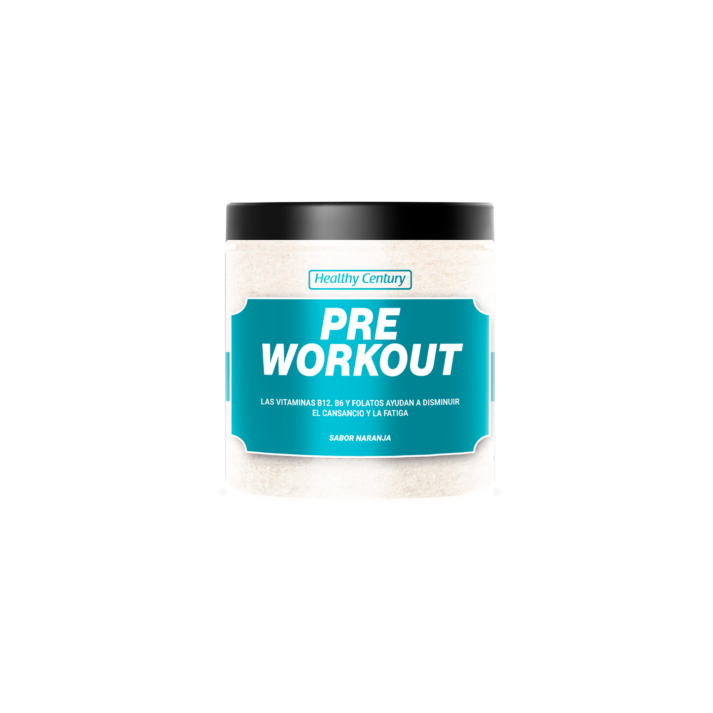Pre Workout | Energía y Rendimiento Deportivo | Sabor Naranja | 300g (30 dosis)