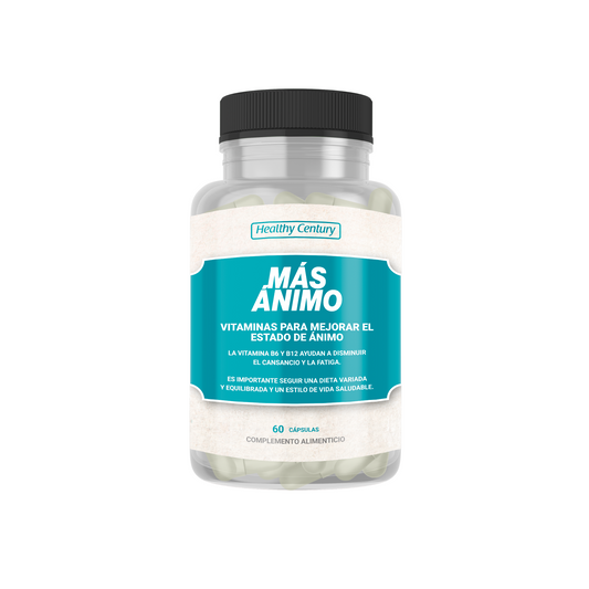 Más Ánimo | Vitaminas para el Estado de Ánimo y la Fatiga | 60 Cápsulas